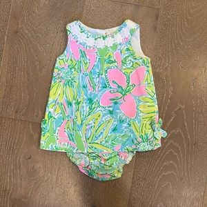 VGUC Lilly Pulitzer Coconut Jungle dress 3-6 month